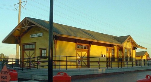 Tomball, Texas depot after restoration