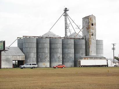 Grain silo Violet Texas