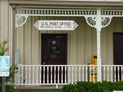 US post office in Wallisville Texas