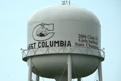 West Columbia Texas Water Tower