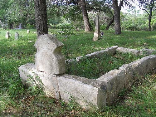 Uvalde County TX, Aldine Cemetery grave