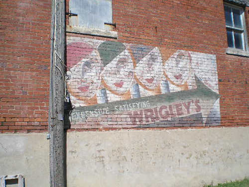 Bartlett, TX - Wrigley's ghost sign