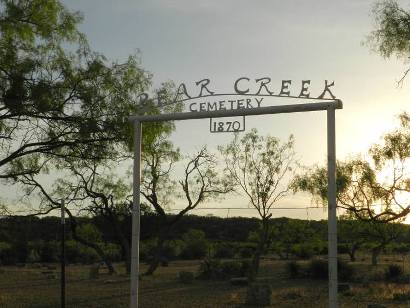 TX - Kimble County, Bear Creek Settlement Cemetery