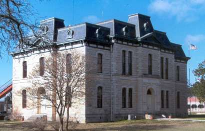 1885 Former Blanco County courthouse, Blanco Texas, after restoration