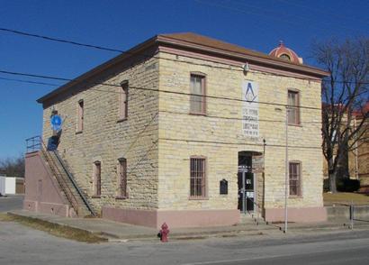 Brackettville TX 1879 Kinney County Courthouse today