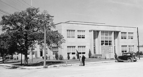 Burnet County Courthouse, Burnet, Texas 1939