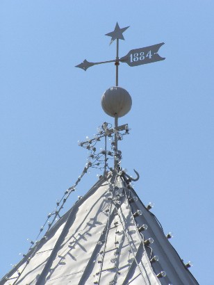 Cave Creek TX - St. Paul Lutheran Church  1884 weather vane