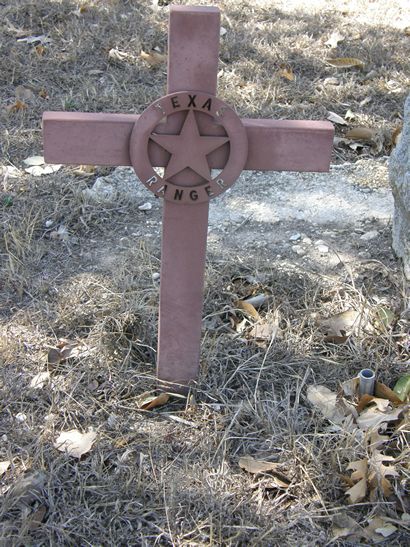 Center Point TX Cemetery, Texas Ranger Grave