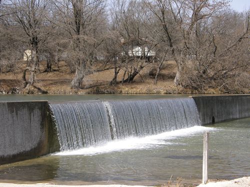 Center Point TX Guadalupe River Dam