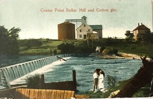 Center Point, TX - Roller Mill, Cotton gin & Guadalupe River