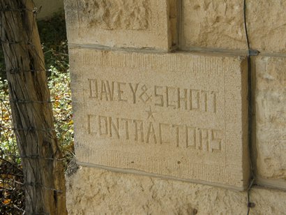 Comfort Texas old cornerstone