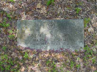 Decker TX Rogers Cemetery Ben Rogers WWII