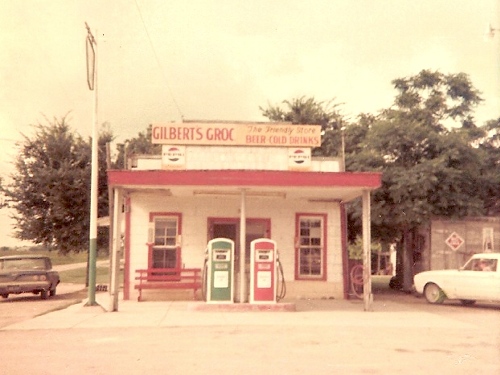  Conoco Gas Station, Friendship, Texas old photo
