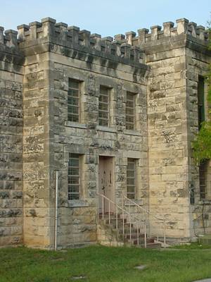 Georgetown, Texas old jail side view