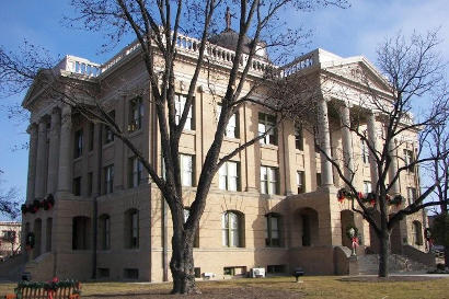 Georgetown, TX - The restored 1911 Williamson County courthouse 