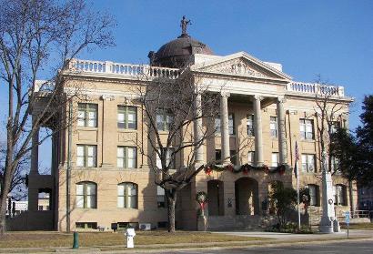 Georgetown, TX - The restored 1911 Williamson County courthouse 