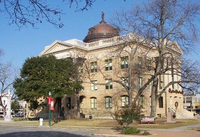 Georgetown, TX - The restored 1911 Williamson County courthouse 