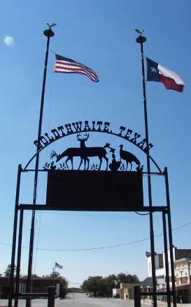 Goldthwaite TX - Welcome Sign