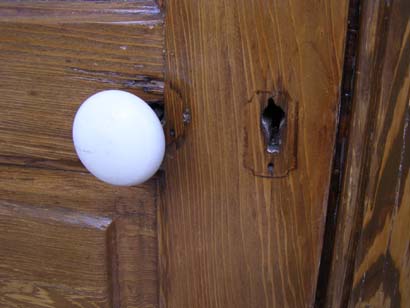 Hilda, Texas - Bethel M.E. Church door knob