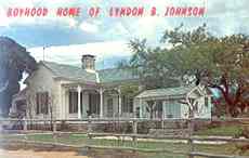 Lyndon B. Johnson boyhood  home,  Johnson City, Texas