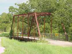 Joppa, Texas iron bridge