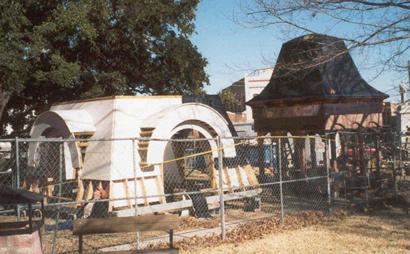 Llano TX, Llano County courthouse clock tower restoration