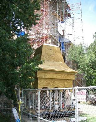 Llano TX, Llano County courthouse clock tower restoration