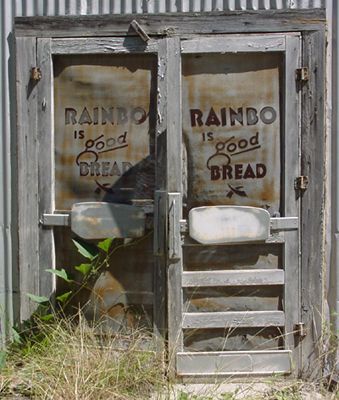 Rainbo Bread ghost sign,  Lake Victor, Texas