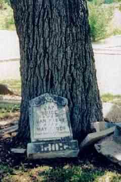 Tombstone in Leakey Cemetery,  Texas