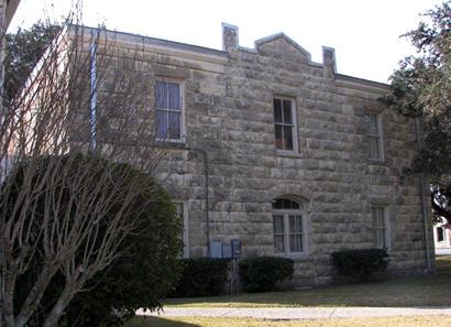 1917 Real County stone courthouse north side, Leakey Texas