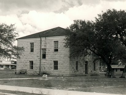 Real County courthouse, Leakey, Texas vintage photo