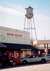 Manor Grocery and Water tower 