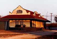 Menard railroad depot