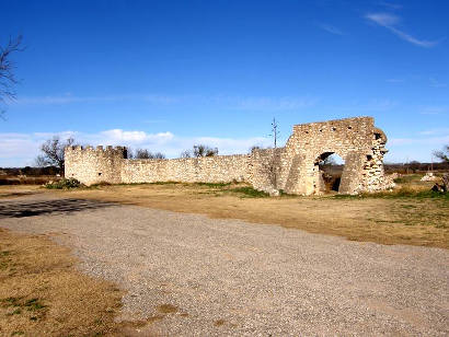 Menard, Texas Real Presidio de San Saba ruins