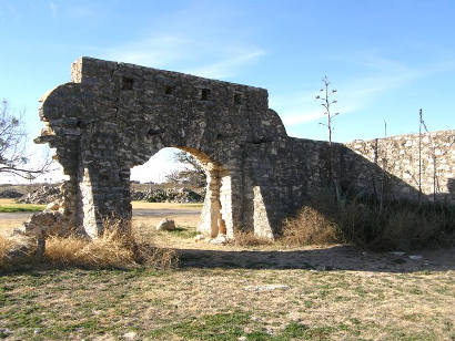 Menard, Texas Real Presidio de San Saba ruins