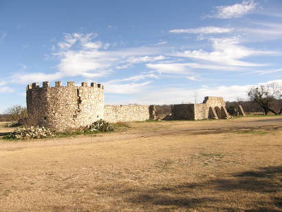 Menard, Texas Real Presidio de San Saba ruins