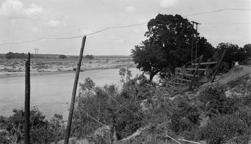 Colorado River , Travis County Texas,  1935 Flood