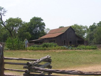 LBJ State Park farm scene, Stonewall, Texas