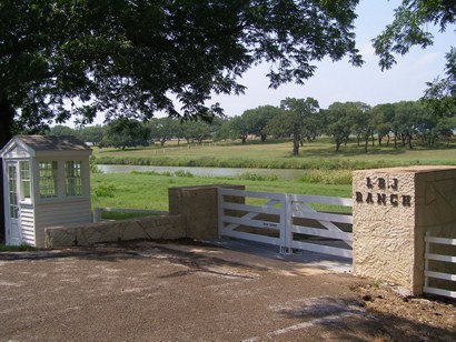 Stonewall, TX, old LBJ Ranch Entrance