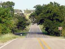 The road to Theon, Texas