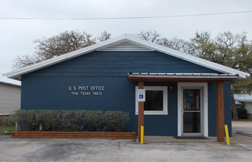 Tow Texas - Post Office Tow TX 78672