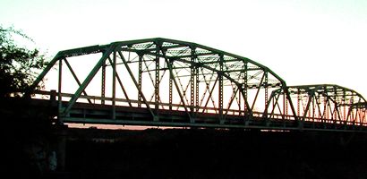 Railroad bridge Uvalde Texas