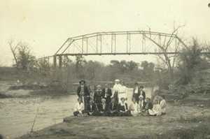 San Saba River Bridge, Voca, Texas