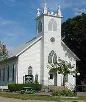 St Peter's Lutheran Church in Walburg, Texas