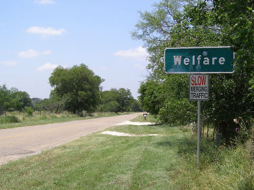 Welfare TX - Welfare Sign