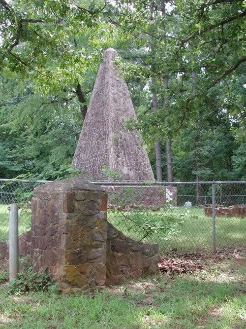 TX - Killough monument and stone cornerpost