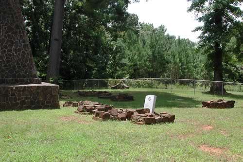 Killough Massacre site lone tombstone