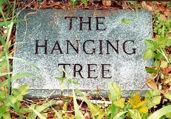 Kyle Hanging Tree plaque