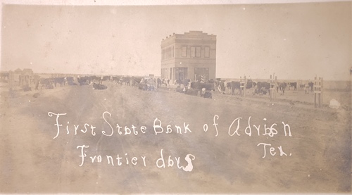 Adrian, TX - First State Bank in Frontier Days