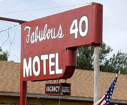 Adrian TX 1967 Fabulous 40 Motel 